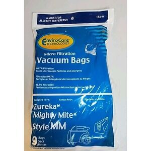EnviroCare Eureka Mighty Mite Style MM Vacuum Bags 153-9 Brand New Sealed